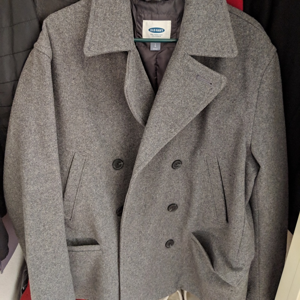 OLD NAVY | Mens Peacoat | Gray